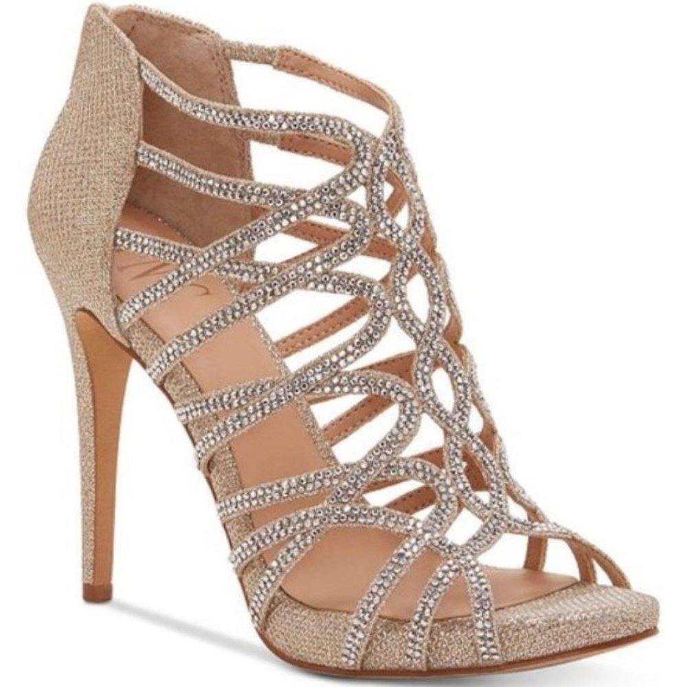 ❌ SOLD - INC Sharee Rhinestone Heels